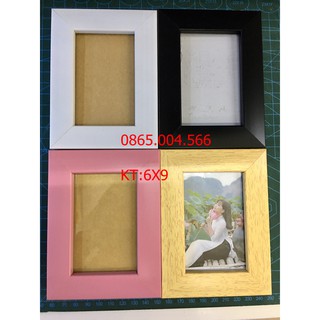 Khung ảnh gỗ treo tường + để bàn kích thước  6*9 + in ảnh miễn phí