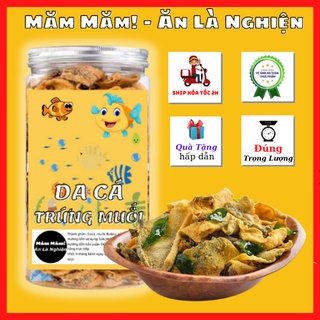 Da cá trứng muối hũ 220gr - đồ ăn vặt măm măm