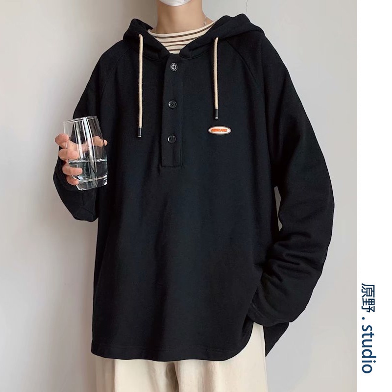 Áo hoodie dài tay màu sắc đơn giản thời trang | BigBuy360 - bigbuy360.vn