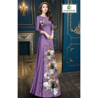 Vải Áo Dài Tằm Ý/ Lụa Nhật Hoa Đẹp