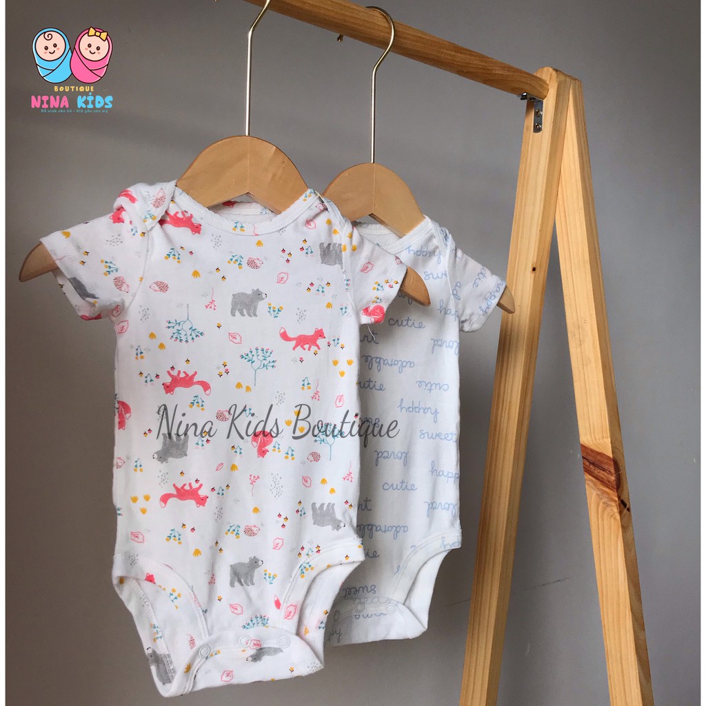 Set 5 áo Bodysuit Cho Bé Trai và Gái (mẫu ngẫu nhiên)