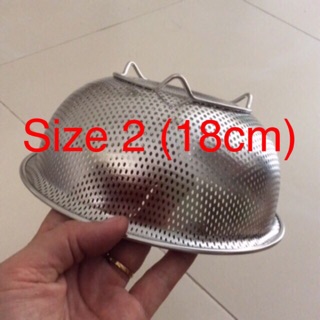 [R] Rổ/ Thau inox 304, size 2 (18 cm)