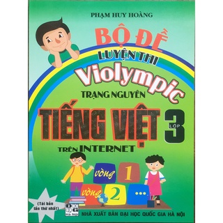 Sách – Bộ đề luyện thi Violympic trạng nguyên Tiếng Việt 3