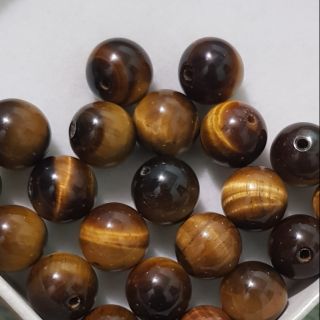 Hạt phong thủy vàng nâu 12 li
