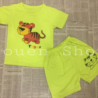 Combo 5 bộ đồ thun cotton 4chiều cho bé