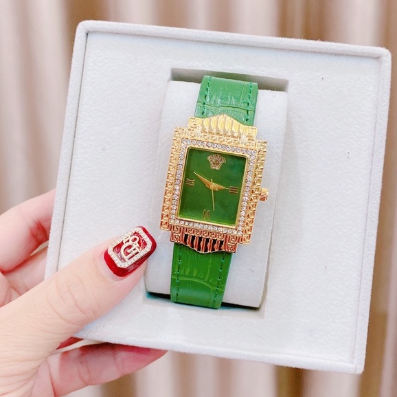 Đồng hồ nữ đeo tay đẹp versace dây da cao cấp thời trang chống nước bảo hành 12 tháng -DHN10 Dongho.versace | BigBuy360 - bigbuy360.vn