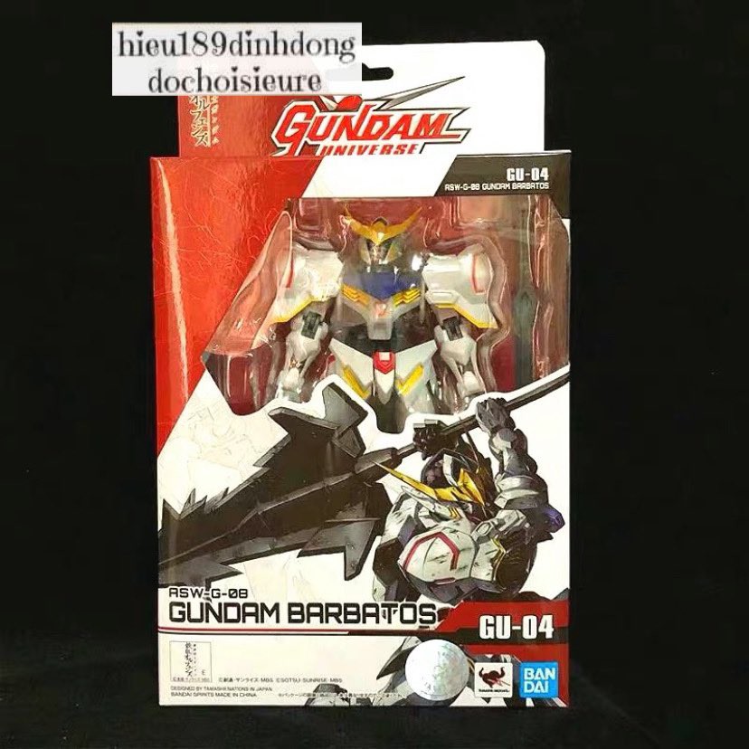 MÔ HÌNH Figure Gundam Universe ASW-G-08 Gu-04 Gundam Barbatos Full box chính hãng BANDAI