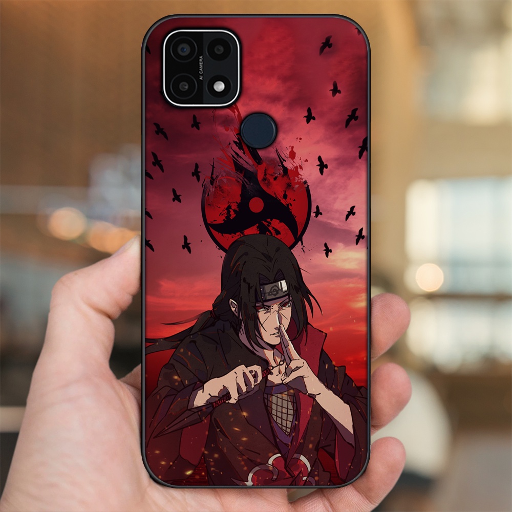 Ốp lưng Oppo A15, A15s viền đen in hình Uchiha Itachi Naruto