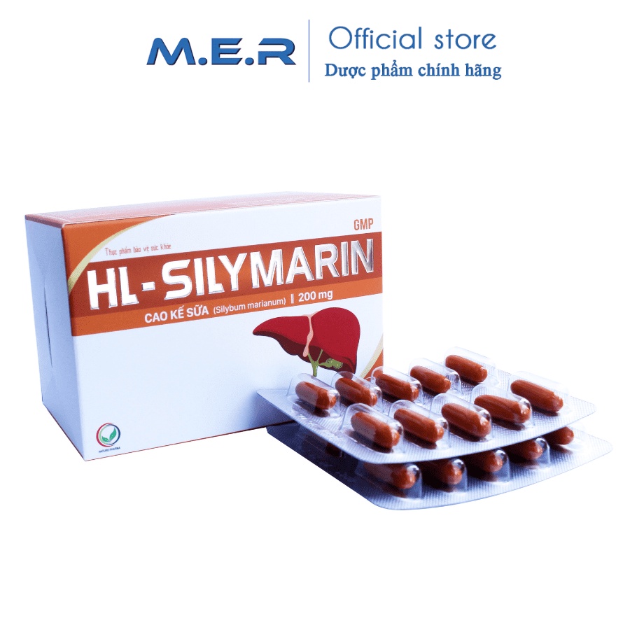 Viên uống HL - SILYMARIN tăng cường chức năng gan, bảo vệ gan