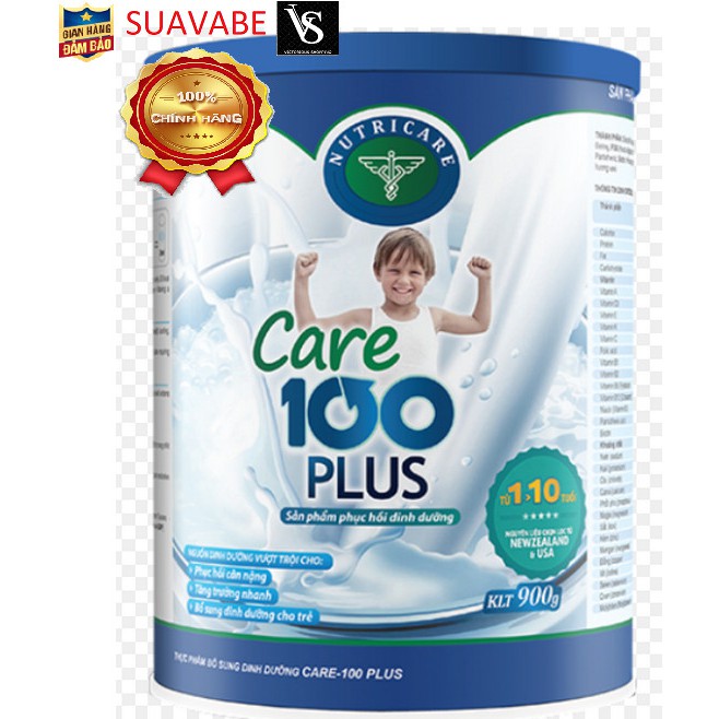 Sữa cho bé Nutricare Care 100 Plus 900g