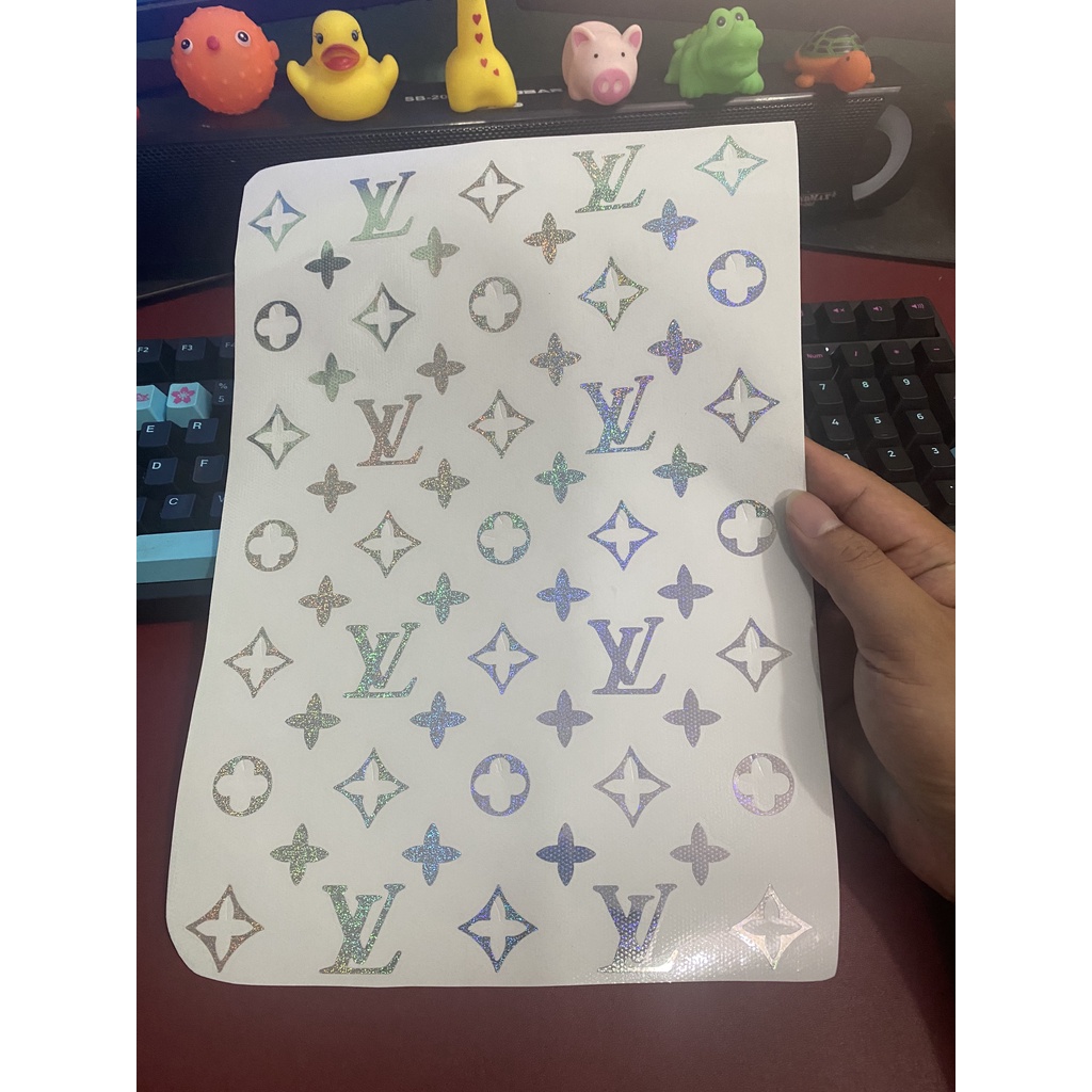 Sticker decal LV - bóc dán trang trí