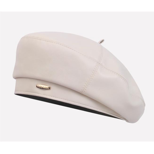 Mũ Beret Da Thời Trang Dành Cho Nữ