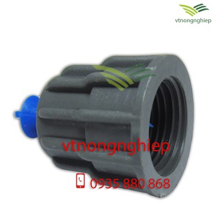20 Béc bít phun cao ren trong phi 21mm ( Xám, Xanh Dương)
