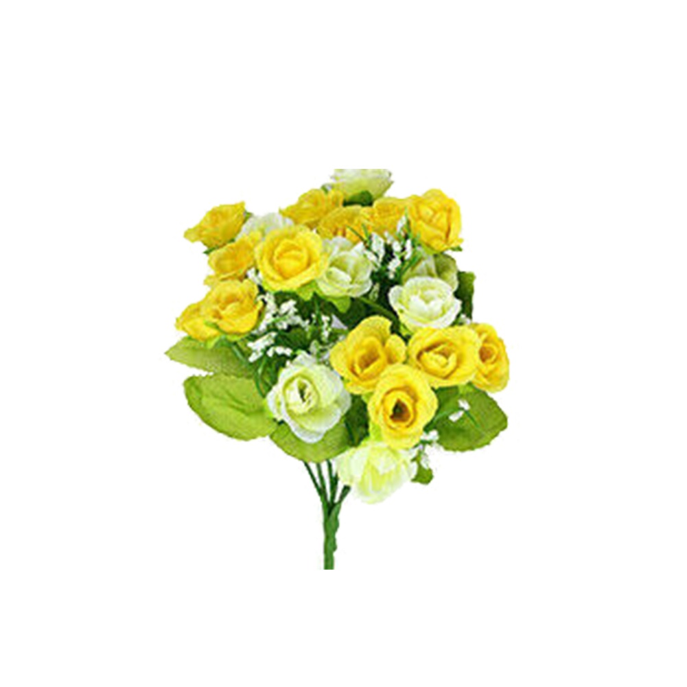 Bó 21 Bông Hoa Hồng Giả Trang Trí Tiệc Cưới