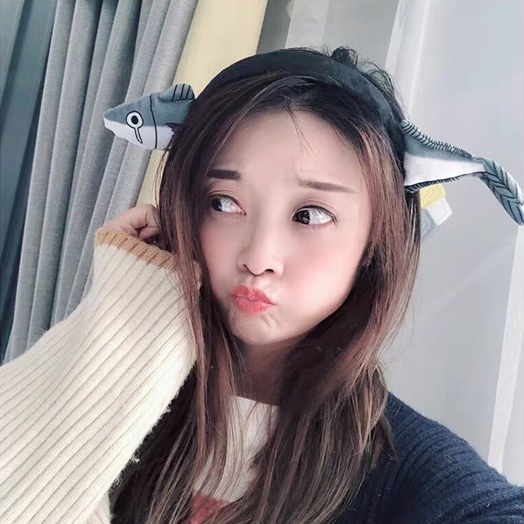Băng đô hình cà rốt/con cá dễ thương dành cho nữ