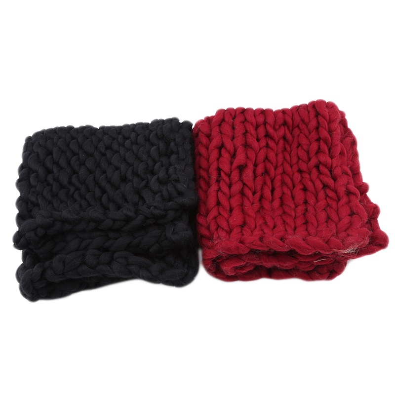 Chăn đan len dùng làm đạo cụ chụp ảnh cho bé sơ sinh