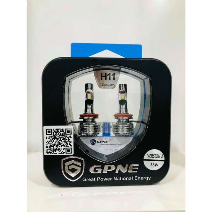 Bộ 02 bóng đèn led ô tô GPNE Vesion 2, 2 chế độ màu  siêu sáng có canbus chân H4, H11 - BH 3 năm