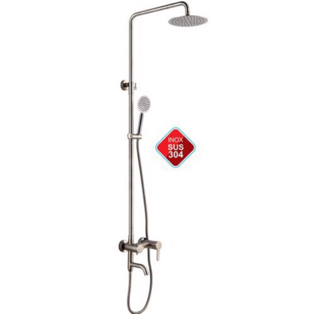 Sen cây tắm đứng nóng lạnh inox 304