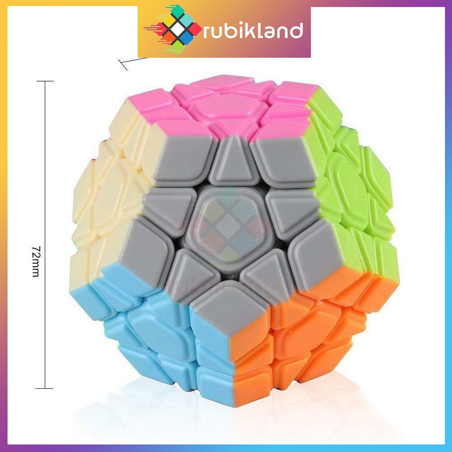 Rubik Megaminx Stickerless MoYu MeiLong Rubic 12 Mặt Biến Thể Đồ Chơi Trí Tuệ Trẻ Em