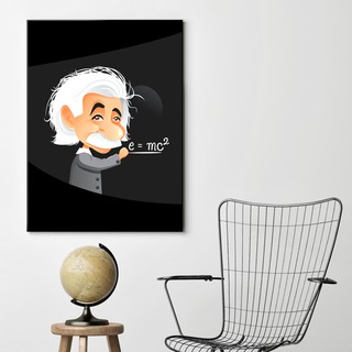 Tranh Canvas treo tường, Bác học Einstein vui nhộn