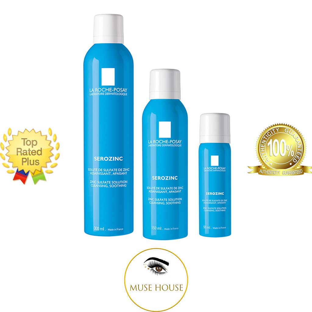 La Roche-Posay Serozinc - Xịt Khoáng Cho Da Mụn [50ml-150ml - 300ml]- MUSE HOUSE