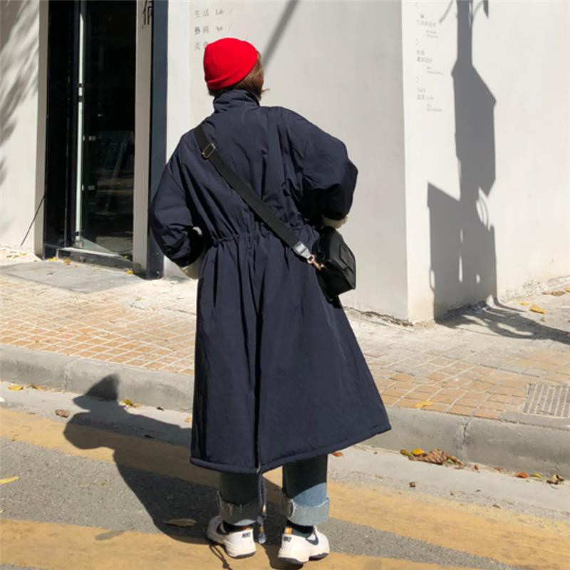 Áo khoác phao dáng dài thời trang Hàn Quốc cho nữ