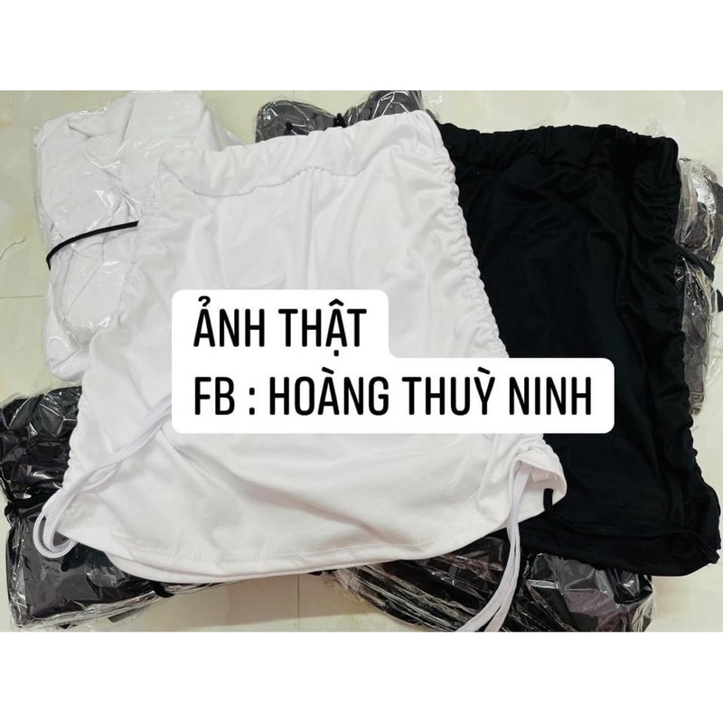 Chân váy rút dây 2 bên body ulzzang ngắn lưng cao - kèm ảnh thật | BigBuy360 - bigbuy360.vn