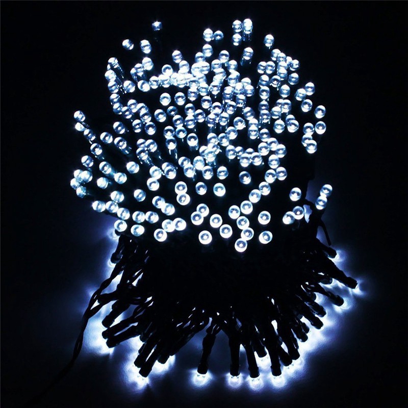 Set dây đèn led sử dụng năng lượng mặt trời chống thấm nước 12m 100 led