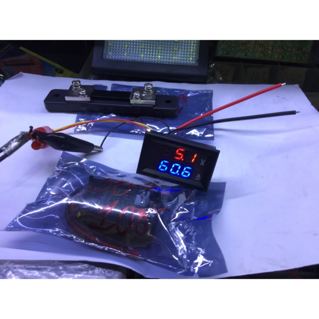 Đồng hồ đo điện Dc đo đến 100v-50A