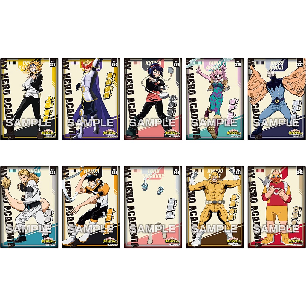 Gói Thẻ Nhân Phẩm Boku No Hero Academia Clear Card Vol 5