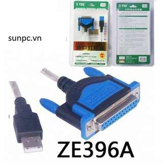 Cáp chuyển đổi usb sang cổng lpt chính hãng ztek - ZE396A
