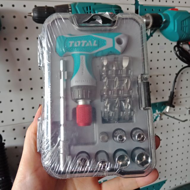 BỘ 24 TUA VÍT ĐA NĂNG TOTAL TACSD30186  BỘ TUA VÍT SỬA CHỮA CAO CẤP CHÍNH HÃNG