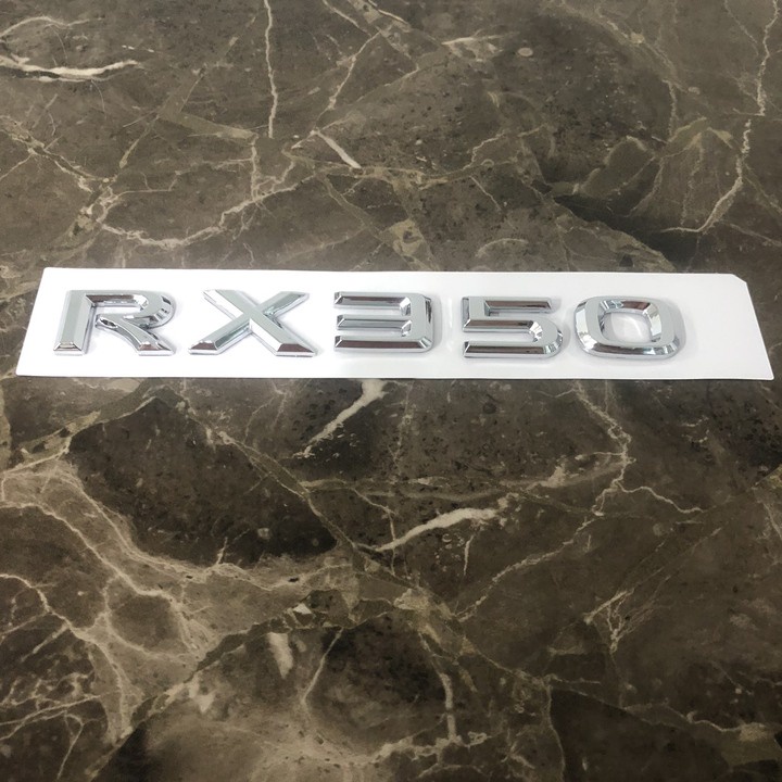 Sản Phẩm Decal tem chữ ES350 và RX350 dán trang trí xe ô tô Lexus
