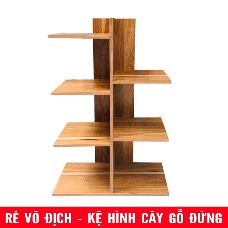 Kệ Sách Vuông 💫 FREESHIP 💫 Kệ Đa Năng 5 Tầng Gỗ MDF Chống Thấm Kèm Ảnh Thật