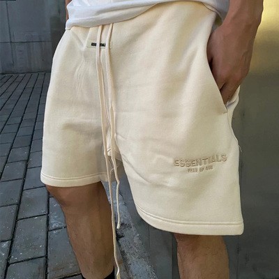 FEAR OF GOD ESSENTIALS new casual letter print loose shorts