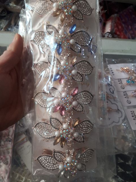 Cặp tóc đính đá hàng cao cấp