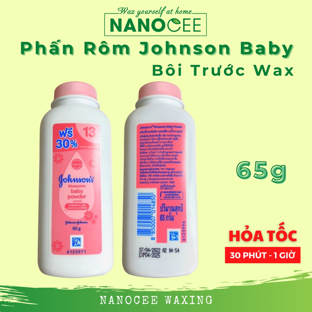 Phấn Rôm Bôi Trước Wax Giảm Đau Hút Ẩm Và Dầu Nhờn - Nanocee Waxing