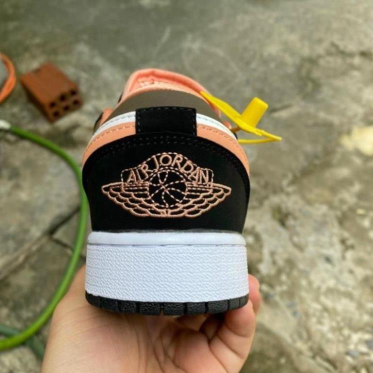 BIG SALE [Full box] giày Jordan hồng đen thấp cao cấp mới | BigBuy360 - bigbuy360.vn