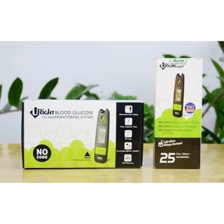 Que Thử Đường Huyết Hộp 25 Que Rời Dùng Cho Máy U-Right TD-4265