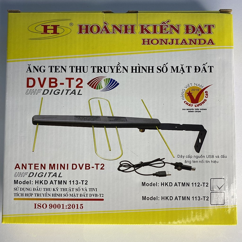 Anten Thu Truyền Hình Số Mặt Đất KTS DVB-T2 HKD ATMN 113-T2 Hoành Kiến Đạt