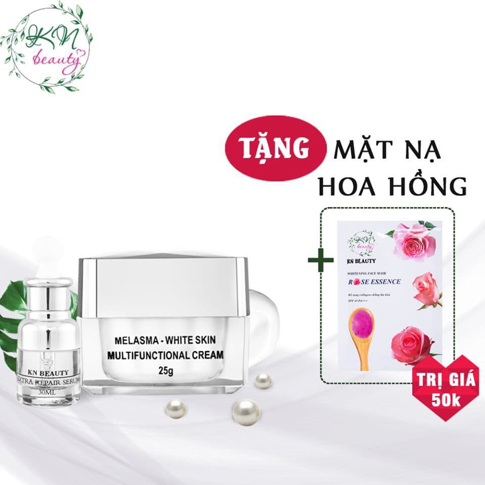 Kem Dưỡng Trắng Da sạch thâm Nám KN Beauty 25g