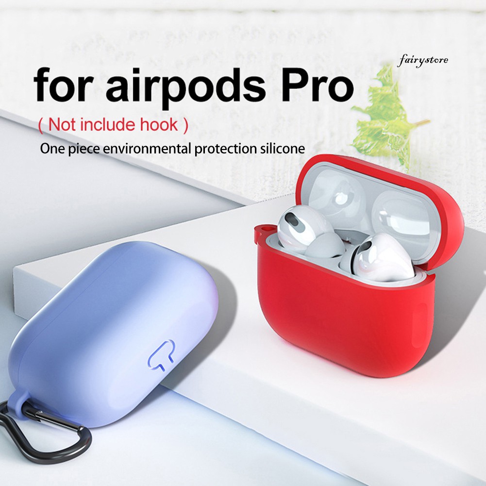 Fs Vỏ Bảo Vệ Hộp Sạc Tai Nghe Bluetooth Airpods Pro Bằng Silicon Tiện Dụng