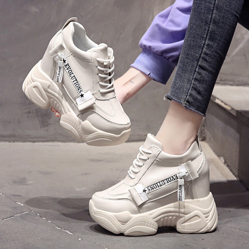 Giày bánh mì giày độn đế nữ 12cm_G44_TaTa Fashion