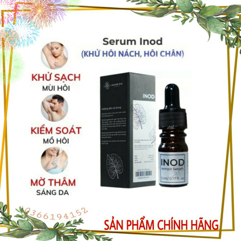 Serum hôi nách INOD Huyền Phi khử hôi nách, hôi chân, hết thâm sáng da