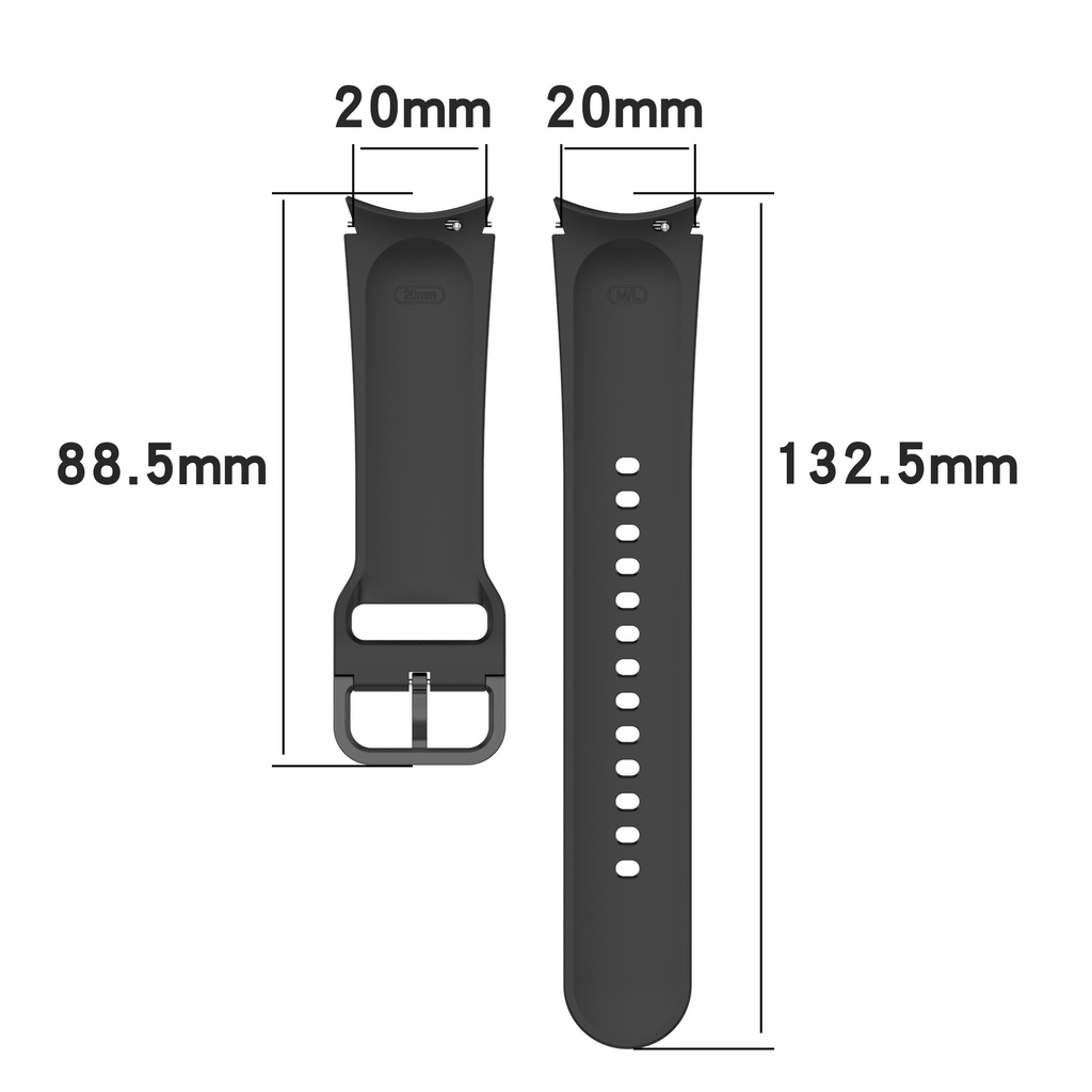 Dây Đeo Silicone Cho Đồng Hồ Thông Minh Samsung Galaxy Watch4 40mm 44mm / Classic 42mm 46mm / Watch 5 pro