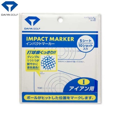 Miếng dán mặt gậy Golf - Golf Impact Maker sheet Daiya AS-421 AS-422- AS-423 G-93
