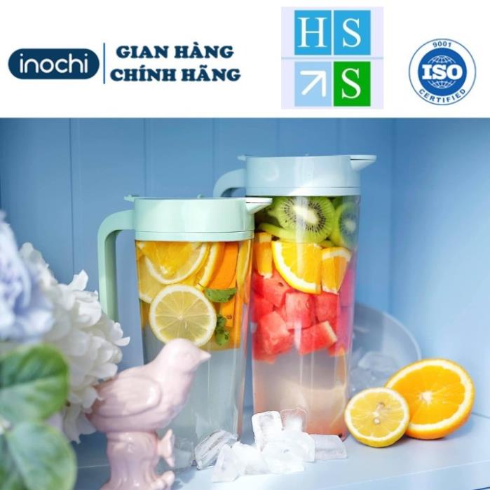 Bình nước Biwa 1200ml INOCHI sản xuất từ chất liệu nhựa AS nguyên sinh an toàn, bền và đặc biệt không gây độc hại