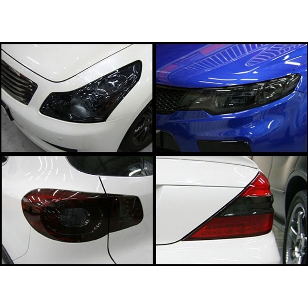 Phim Dán Đèn Pha Xe Hơi, Xe Máy, Kích Thước 12X24 Inch