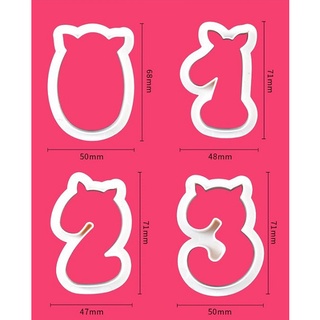 SET 10 KHUÔN CUTTER NHỰA (SỐ PIG)