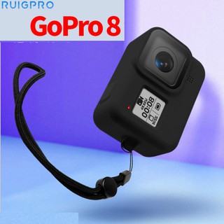 Ốp silicon bảo vệ Gopro hero 8 black sản phẩm mới 2019 màu đen